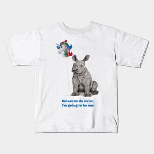 Unicorns do Exist, I'm going to be one. Kids T-Shirt